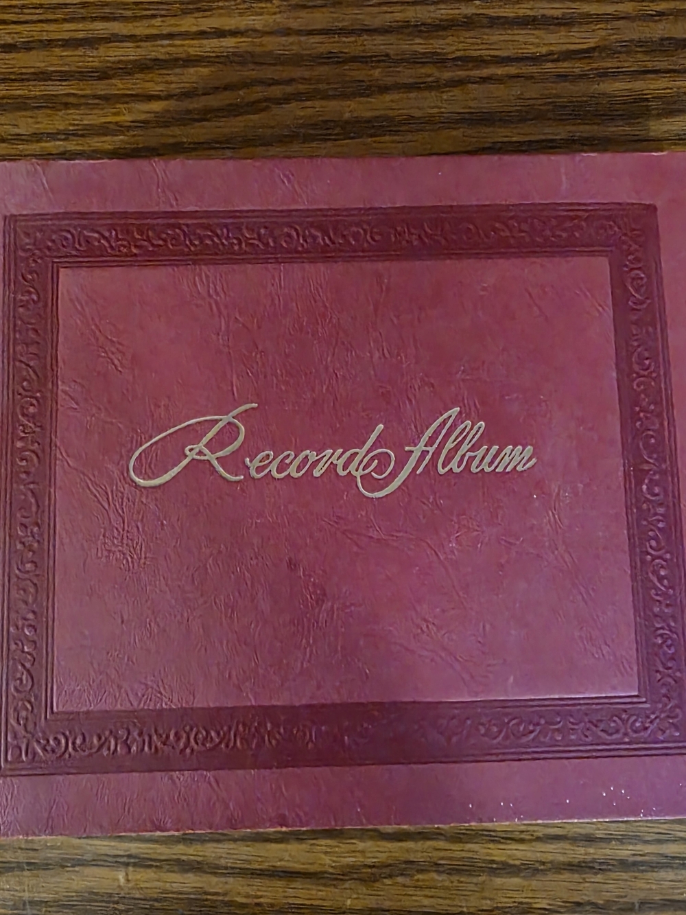 Vintage Decca Record Album Red Paper Carry Case/Wallet for 7" Vinyl Records 15